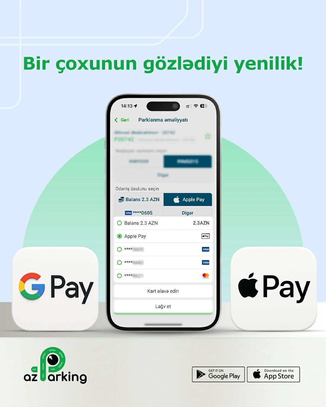 “AzParking” ödənişlə bağlı YENİLİK ETDİ