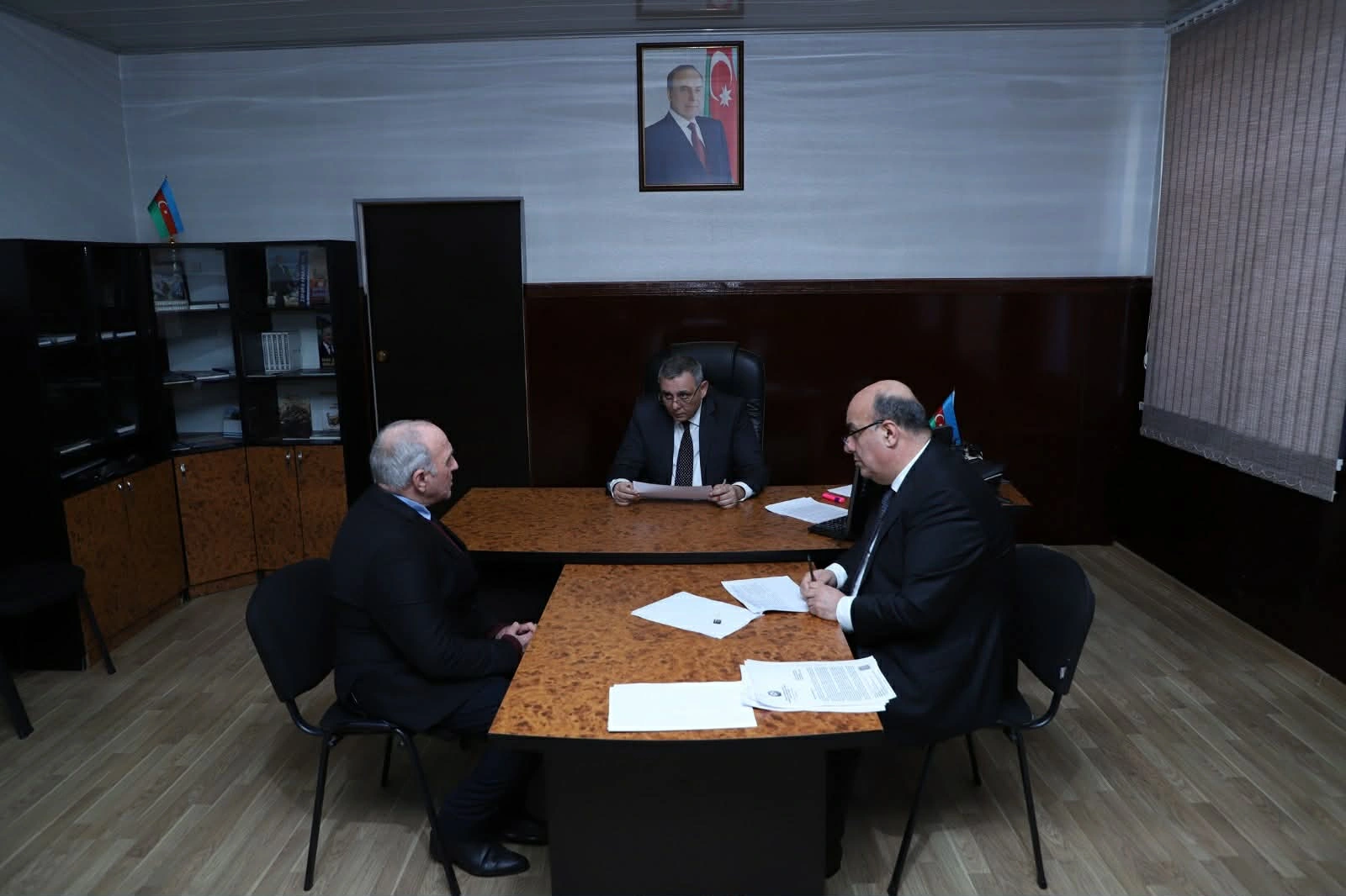 General-mayor Mürsəl İbrahimov Neftçalada vətəndaşları qəbul etdi - FOTOLAR