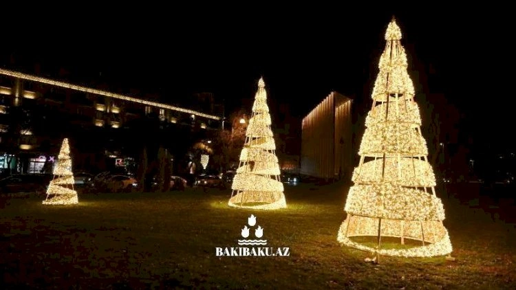 Bakı yeni ilə belə hazırlaşır -  FOTOLAR