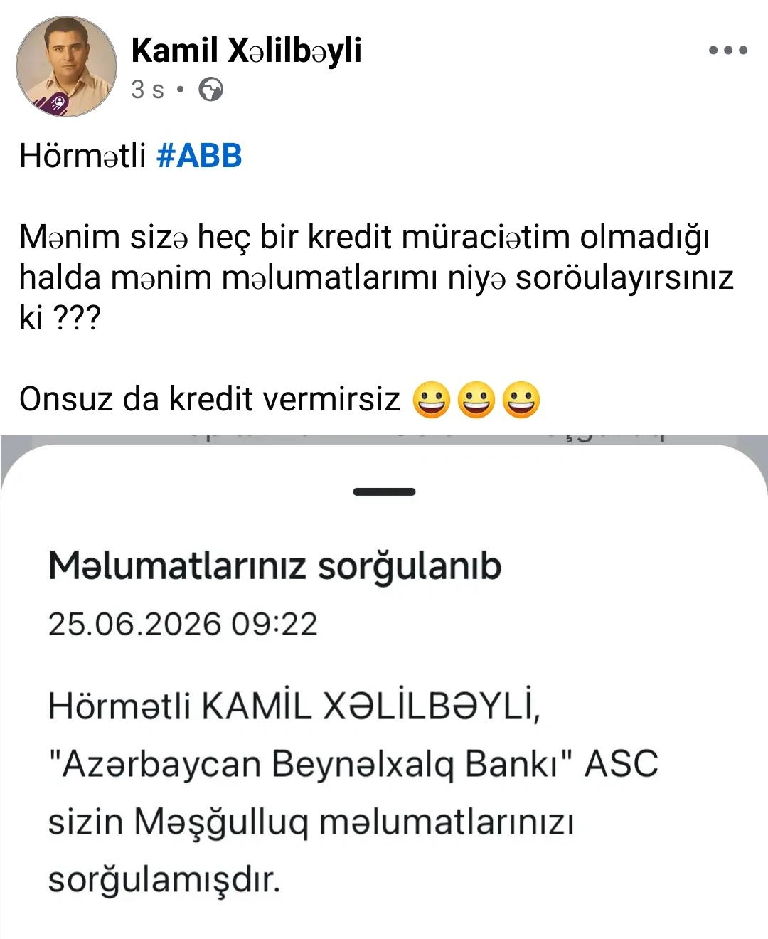ABB-də nə baş verir? – ŞİKAYƏTLƏR PİK HƏDDƏ ÇATDI