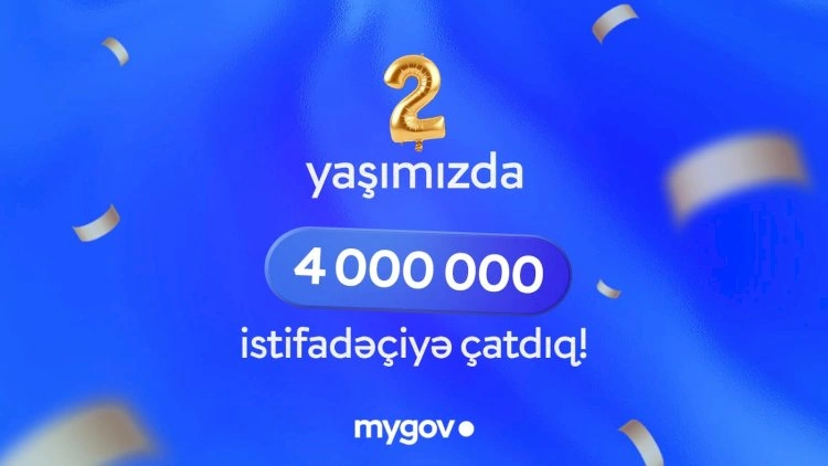 “mygov” 2 yaşında 4 milyon istifadəçiyə çatıb