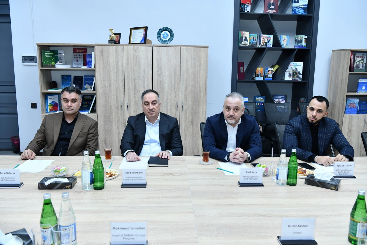 “SGS Azerbaijan” MMC-nin nümayəndə heyəti ADNSU-da olub