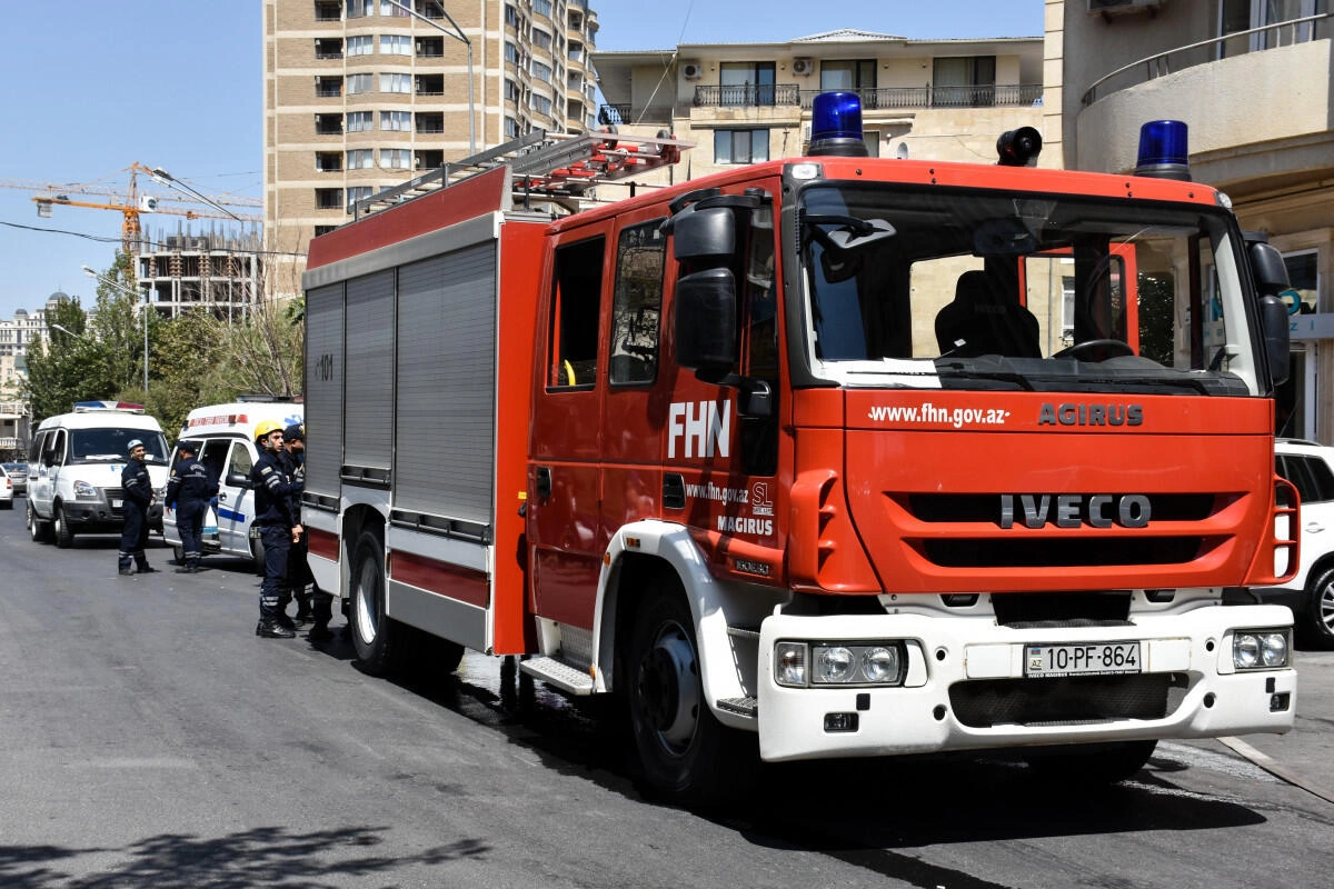 Bakıda uşaq bağçasında yanğın
