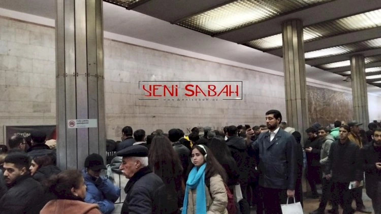 Bakı metrosunda problem yarandı -  YENİLƏNDİ