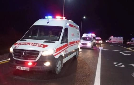 Ağdamda ağır qəza: ölən və yaralananlar var