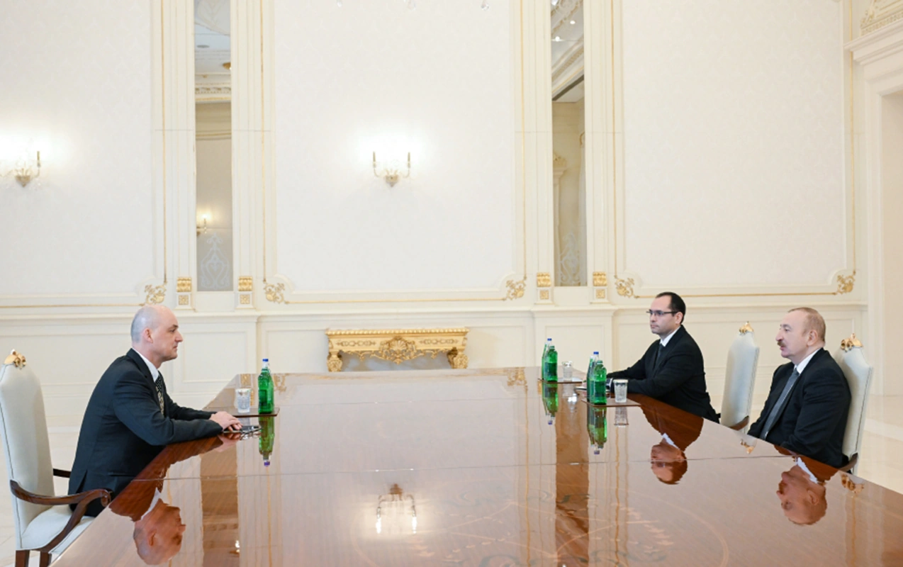 Prezident Ksaba Leykonu qəbul etdi - FOTOLAR