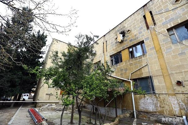 Yataqxanada yanğın: 12 nəfər təxliyə edildi