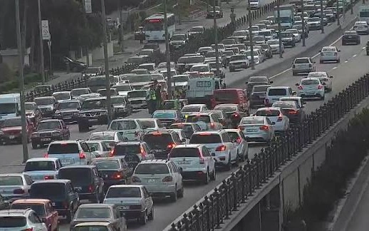 Bakıda bu yollarda tıxac var - SİYAHI