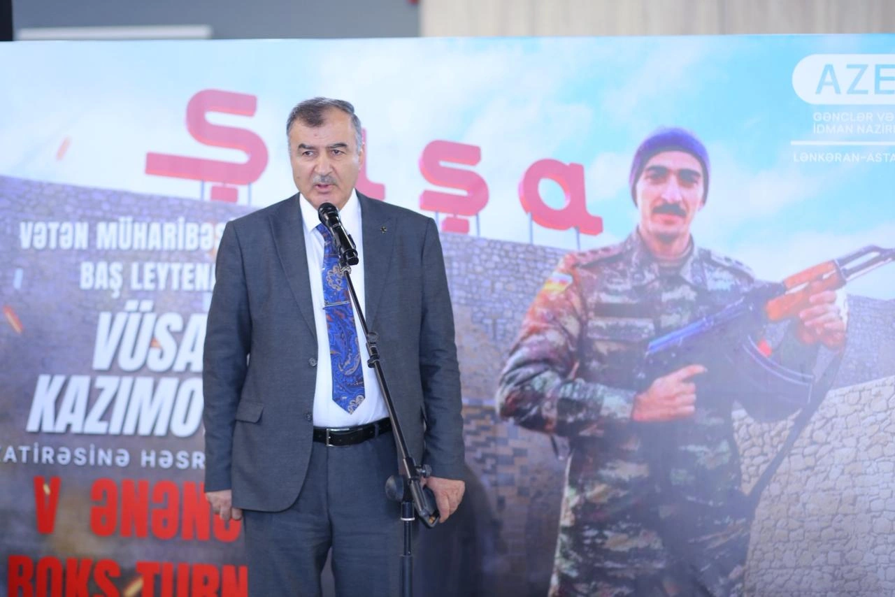 Vətən müharibəsi şəhidi Baş leytenant Vüsal Kazımovun xatirəsinə həsr olunmuş boks turniri keçirildi