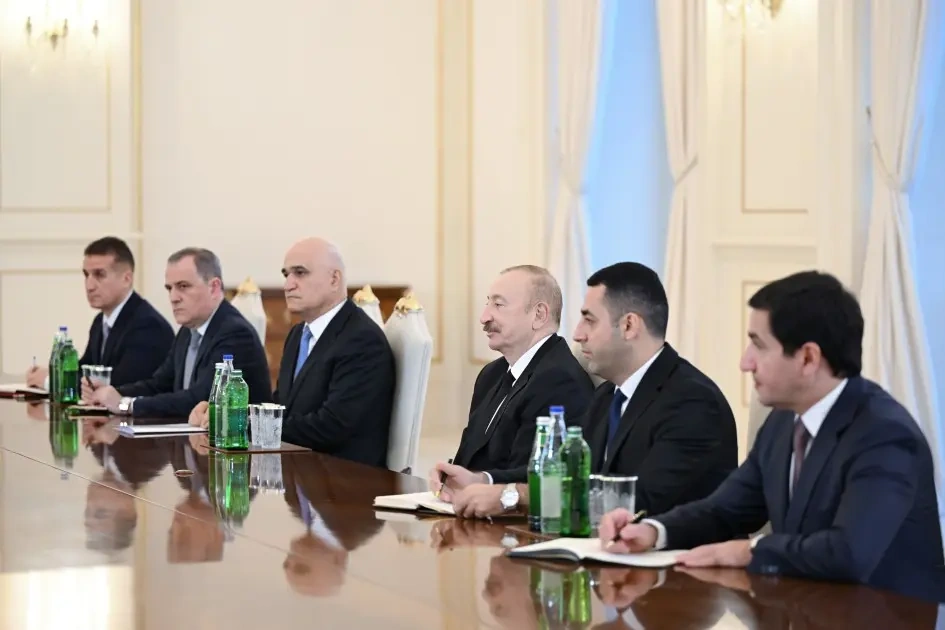 İlham Əliyev Əraqçini qəbul etdi - Foto