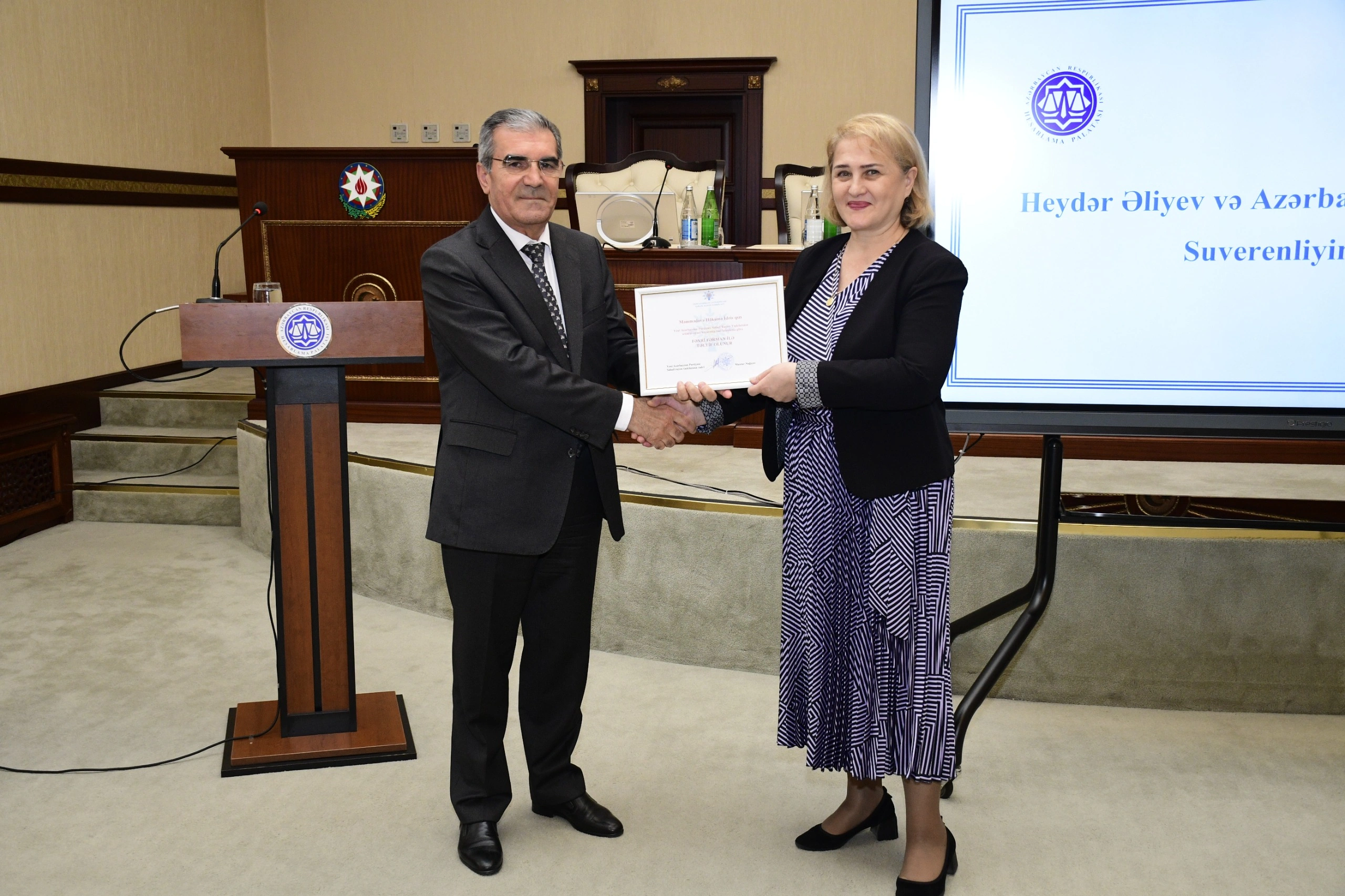 Hesablama Palatasında “Heydər Əliyev və Azərbaycan Konstitusiyası: Suverenliyin təməli” mövzusunda tədbir keçirilib