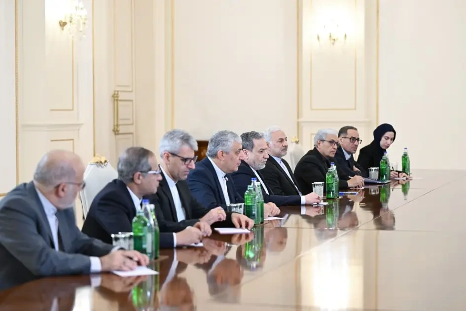 İlham Əliyev Əraqçini qəbul etdi - Foto