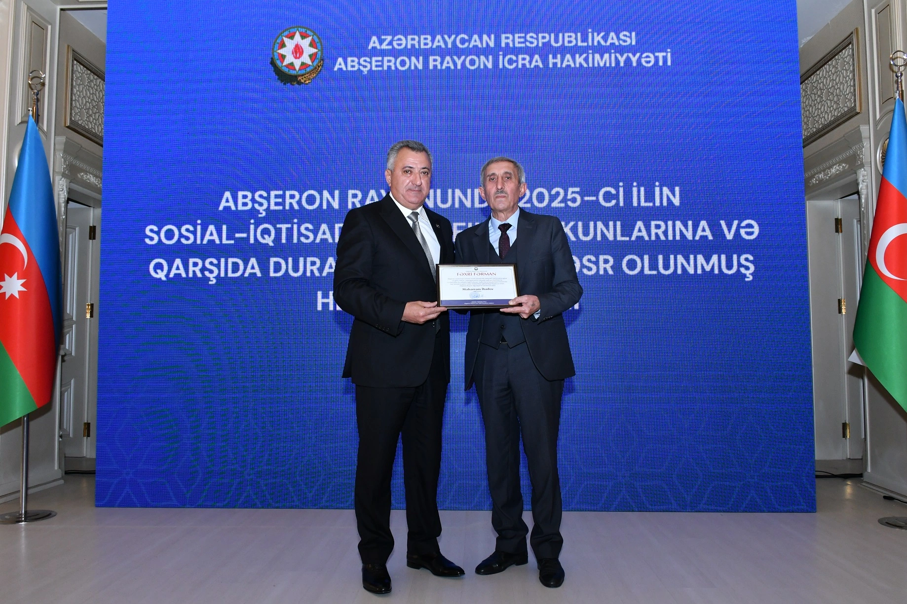 Abşeronda 2025-ci ilin yekunlarına həsr olunan yığıncaq keçirilib - FOTOLAR