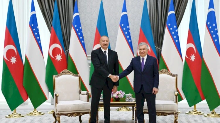 Daşkənddə İlham Əliyevin Şavkat Mirziyoyev ilə təkbətək görüşü oldu