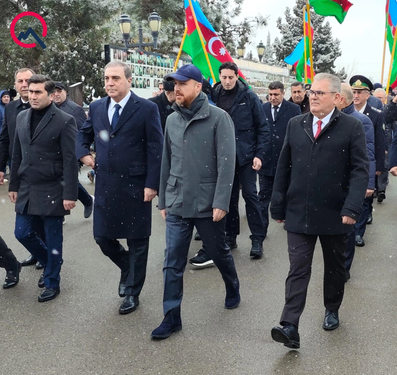 Ərdoğanın oğlu Gəncədə - FOTO