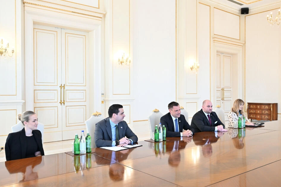 Prezident İlham Əliyev Slovakiya Baş nazirinin müavinini qəbul edib - FOTO