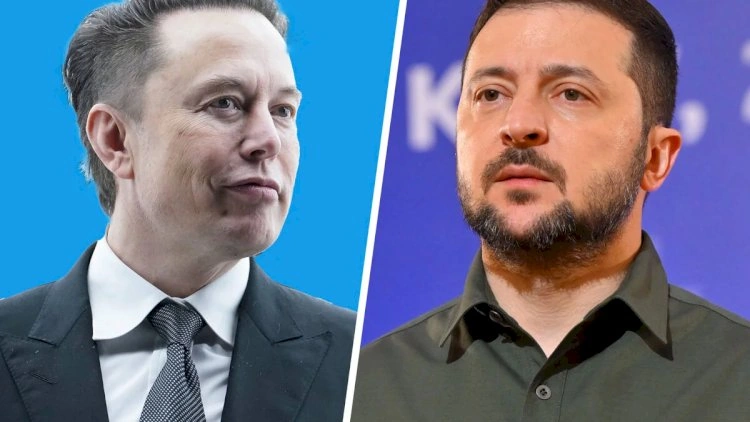 Volodimir Zelenski İlon Maska müraciət etdi