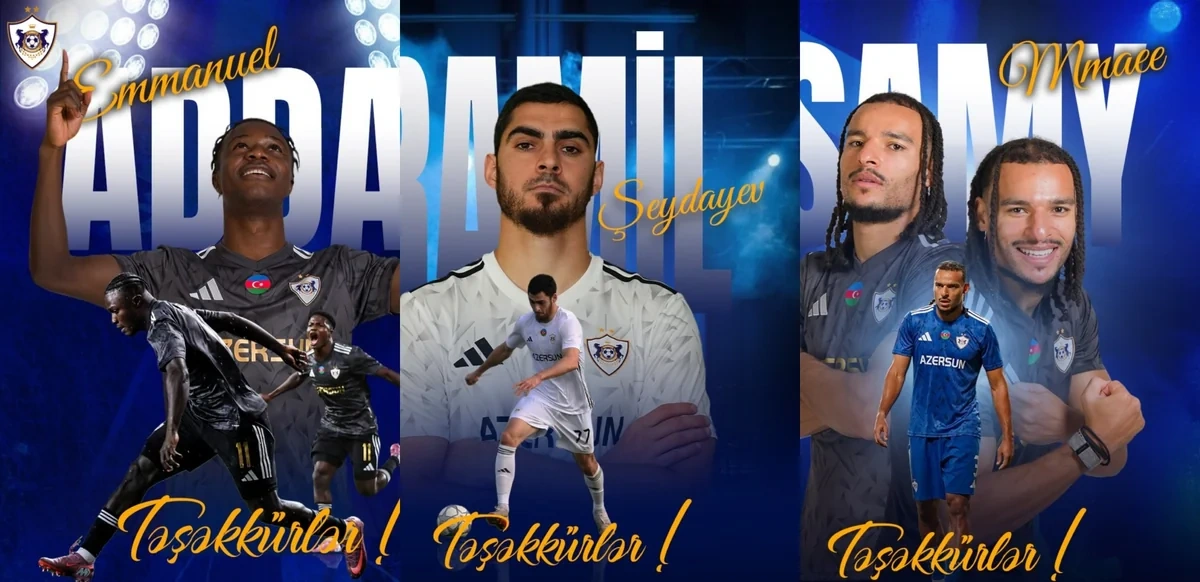 Qarabağ 3 futbolçu ilə yollarını ayırdı