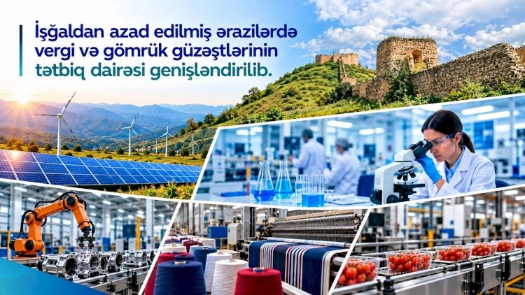 Azad edilmiş ərazilərdə güzəştlərin tətbiq sahəsi genişləndirildi