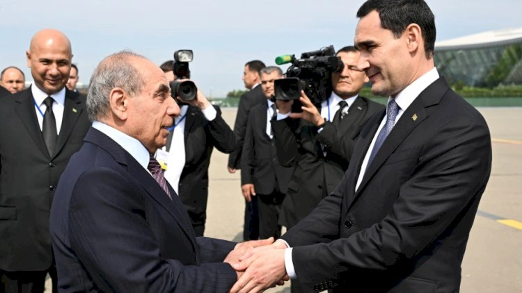 Türkmənistan Prezidenti Azərbaycana səfərə gəldi