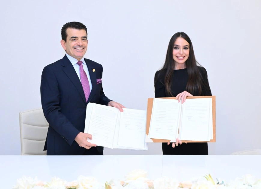 Leyla Əliyeva ICESCO-nun Baş direktoru ilə saziş imzaladı - FOTOLAR