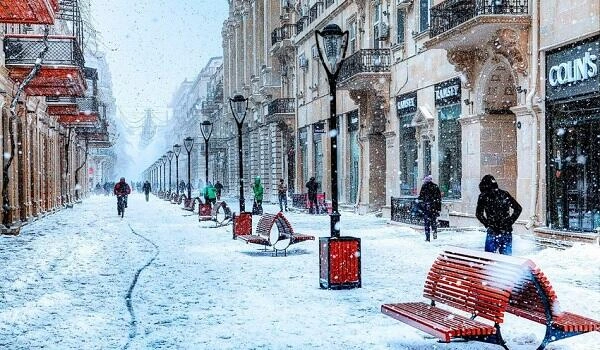 Bakıya bu tarixdə qar yağacaq
