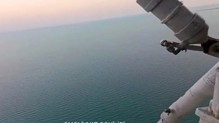 Dənizdə batan qızın axtarışlarına FHN-in helikopteri cəlb olundu   - VİDEO