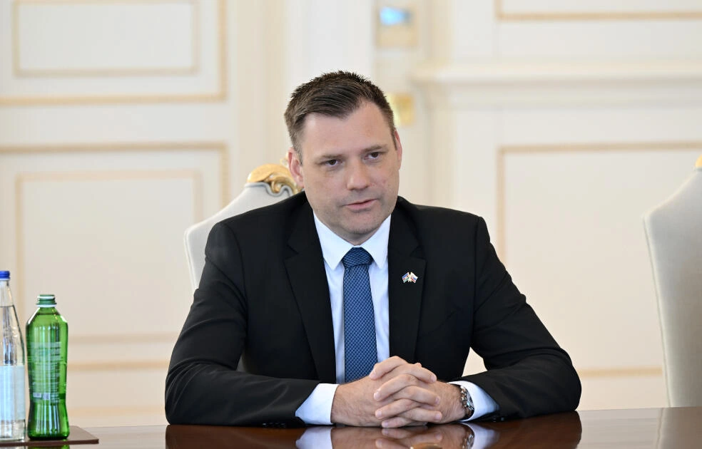 Prezident İlham Əliyev Slovakiya Baş nazirinin müavinini qəbul edib - FOTO
