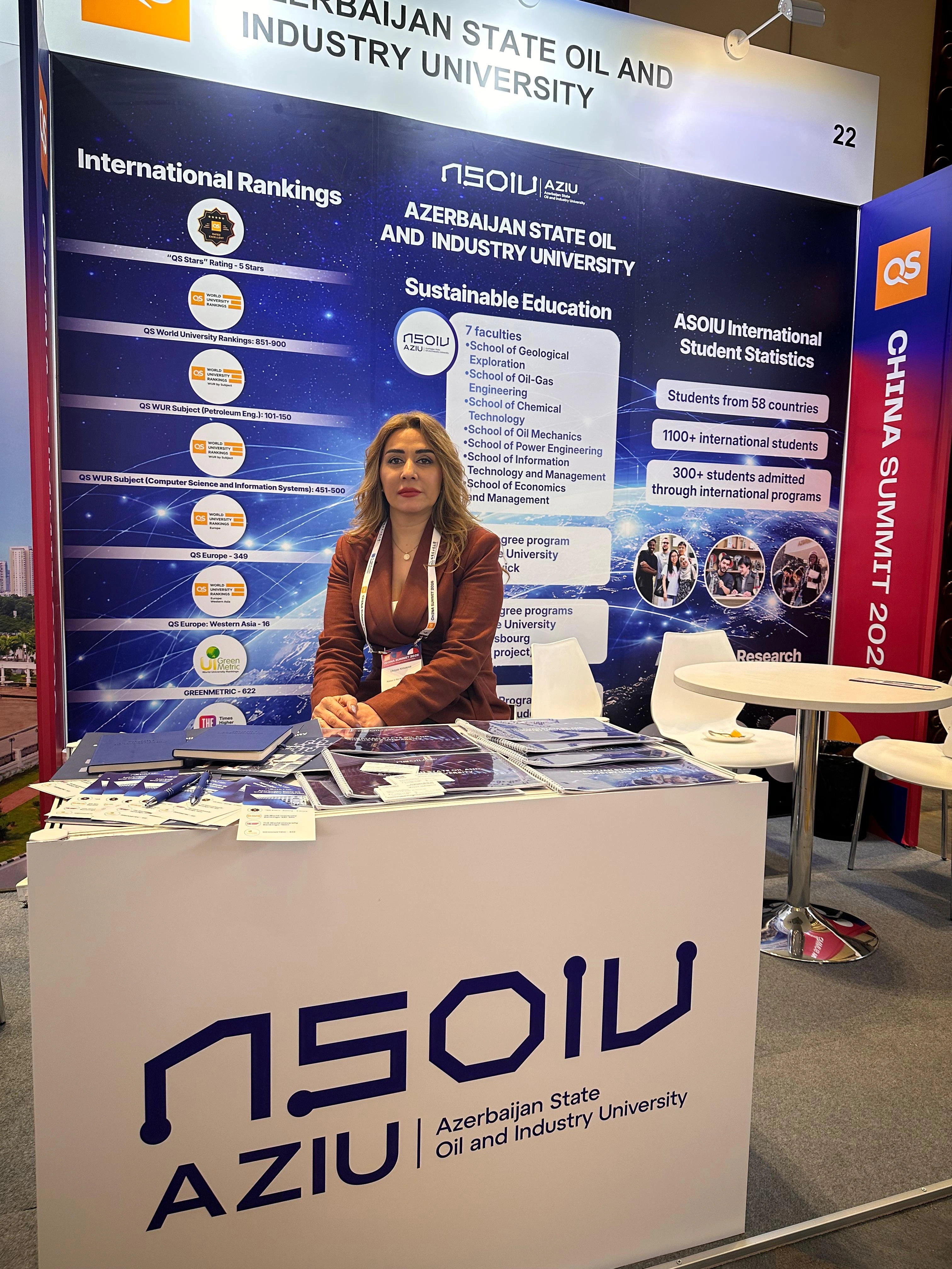 ADNSU “QS China Summit 2026”da uğurla iştirak edir