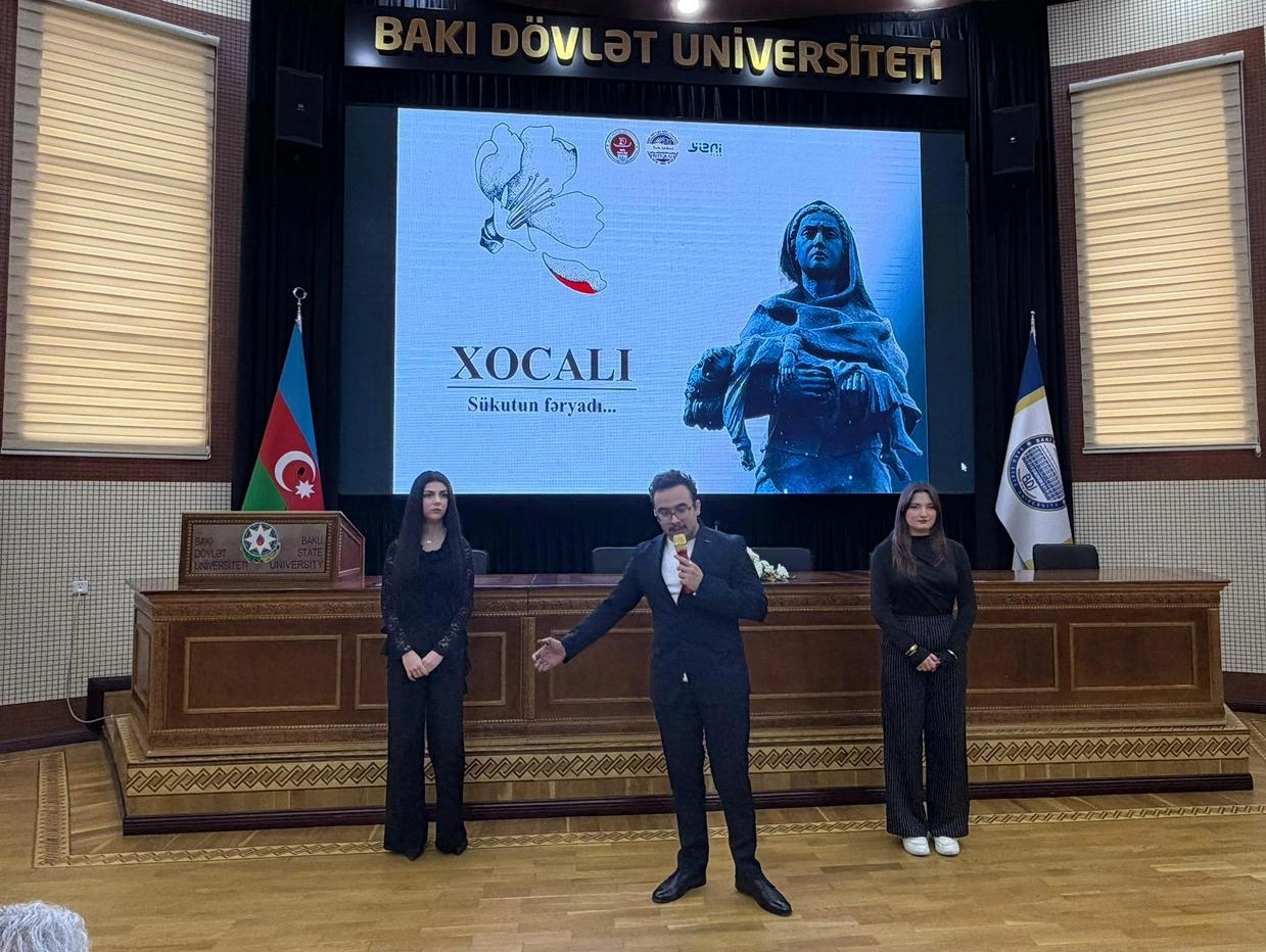 BDU-nun Tarix fakültəsində Xocalı soyqırımının qurbanları anılıb