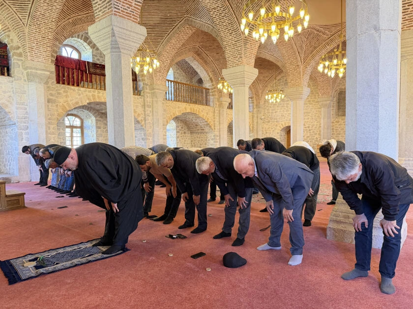 Şuşada bayram namazı qılınıb - FOTO