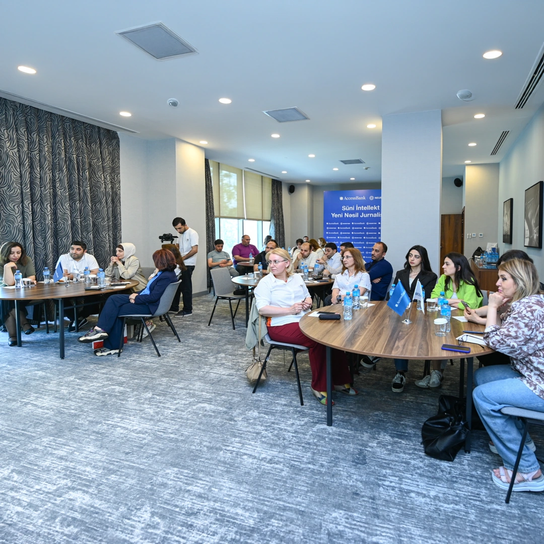 AccessBank və Neurotime-dan media üçün innovativ təlim: Süni İntellekt və Yeni Nəsil Jurnalistikası