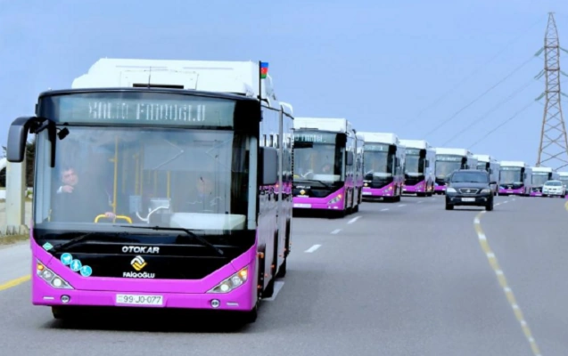 Metro nasazlığına görə xəttə əlavə avtobuslar BURAXILDI
