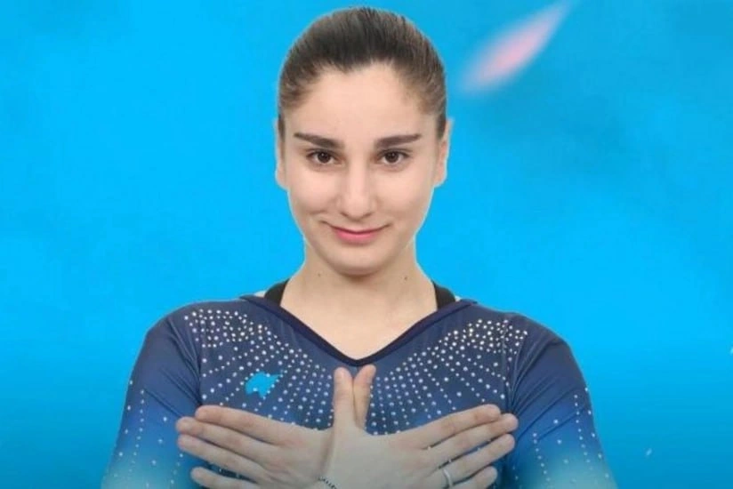Gimnastımız Dünya Kubokunda gümüş medal qazandı