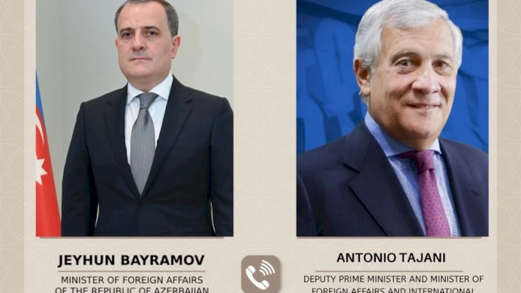 Bayramov italiyalı vəzifədaşı ilə danışdı