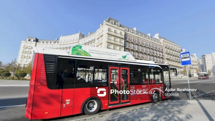 Bakıda daha bir marşrut xəttinin avtobusları və hərəkət sxemi yenilənir