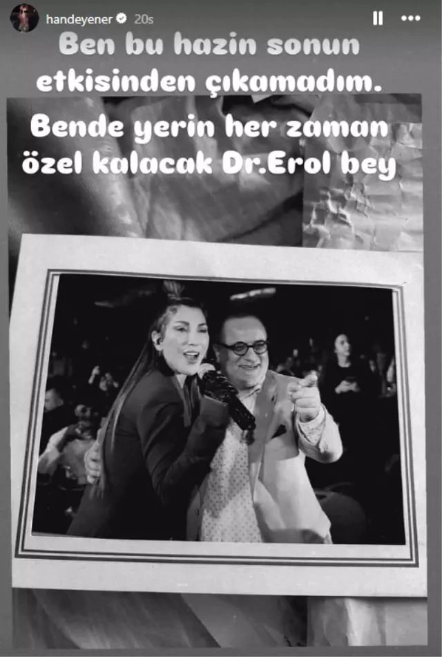 Hande Yener: Sən qəlbimdə xüsusi qalacaqsan”