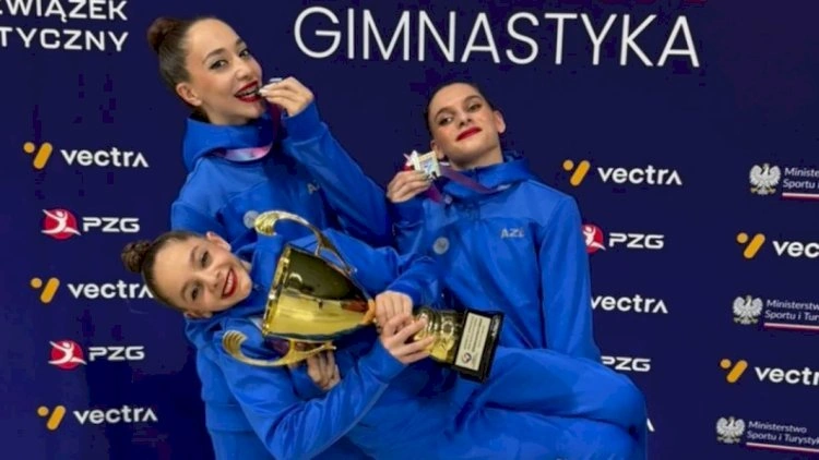 Azərbaycanın qadın akrobatları dünya kuboku seriyasının qalibi oldular