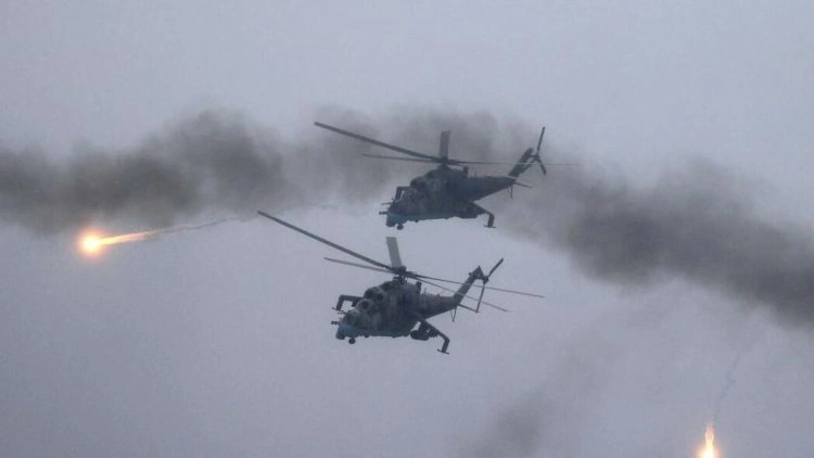 Rusiyaya məxsus helikopter qəzaya uğradı: ölənlər var