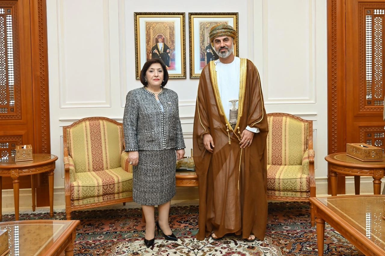 Sahibə Qafarova Oman Şura Məclisinin sədri ilə görüşdü