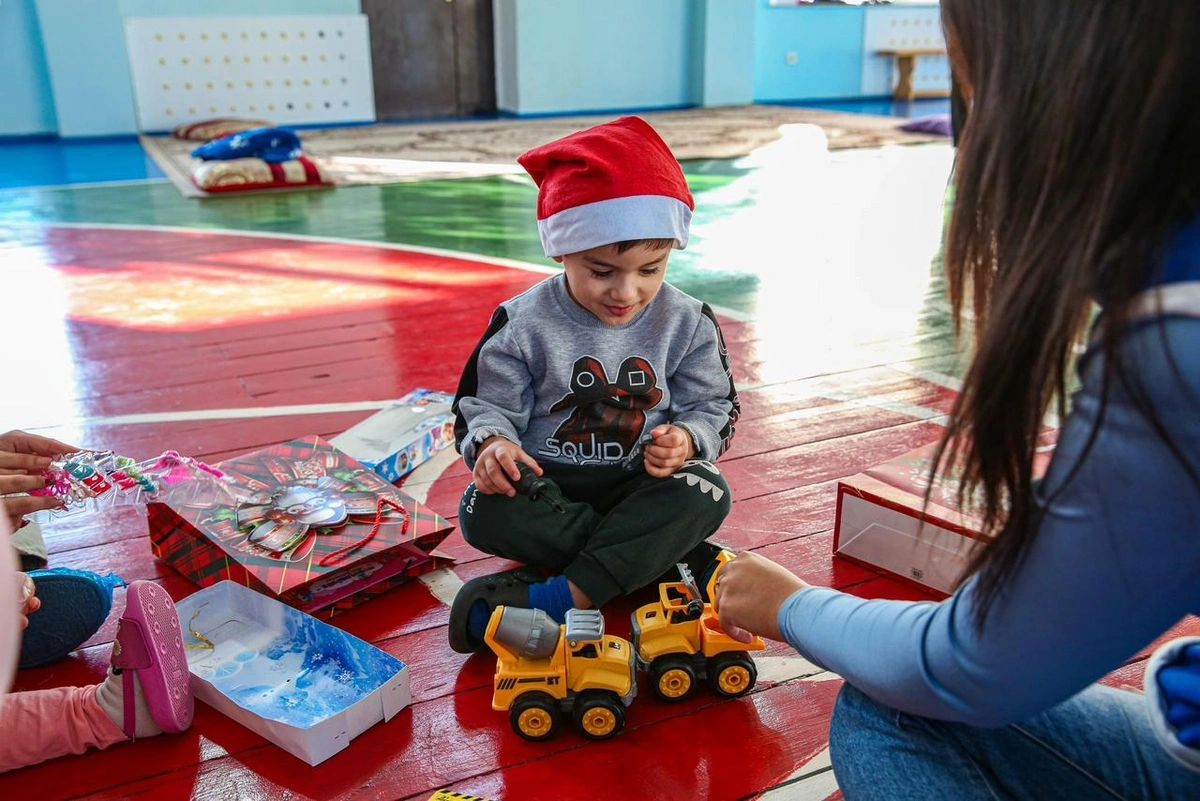 Leyla Əliyevanın təşəbbüsü ilə uşaq sığınacaqlarında Yeni il tədbiri keçirilib