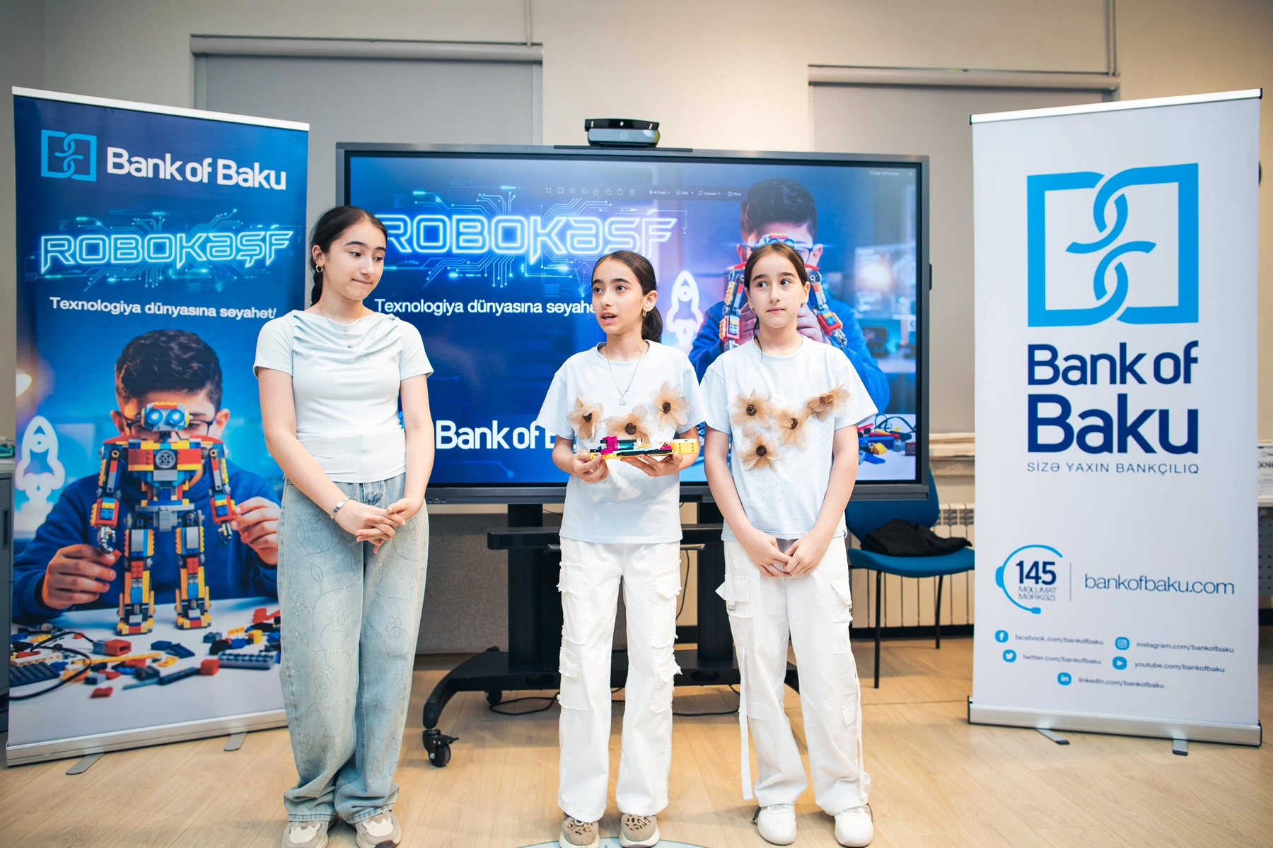 Bank of Baku-dan şəhid və qazi övladları üçün “RoboKəşf” təşəbbüsü – təlim və ekskursiya