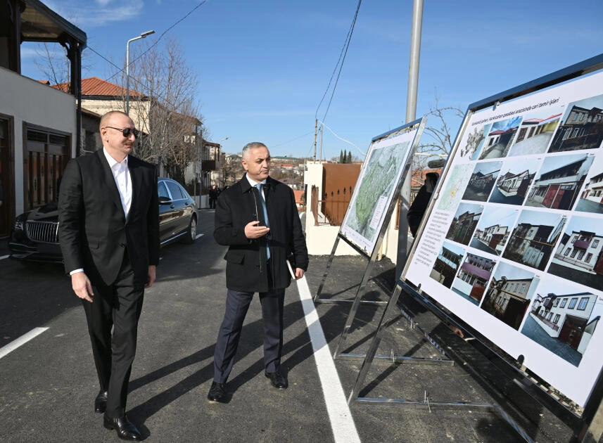 Prezident İlham Əliyev Xankəndinin Kərkicahan qəsəbəsində olub - FOTO