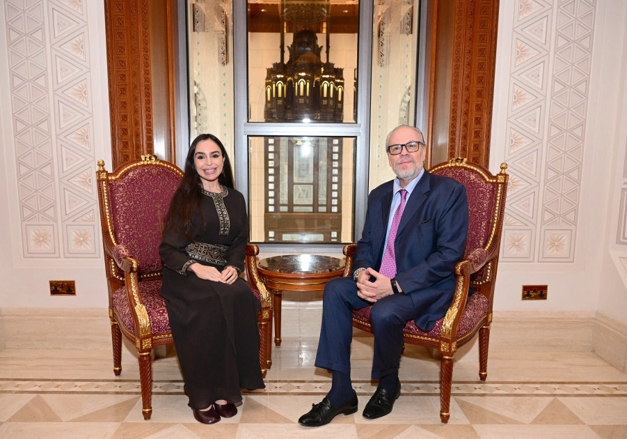 Leyla Əliyeva Omanda Sultan Opera Evində olub