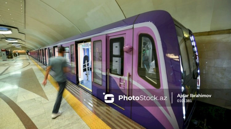 Bakı metrosunda yeni nəsil qatar istismara verildi