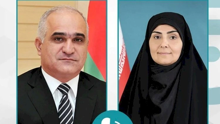 Şahin Mustafayev iranlı nazirlə dəmir yolu tikintisini müzakirə etdi