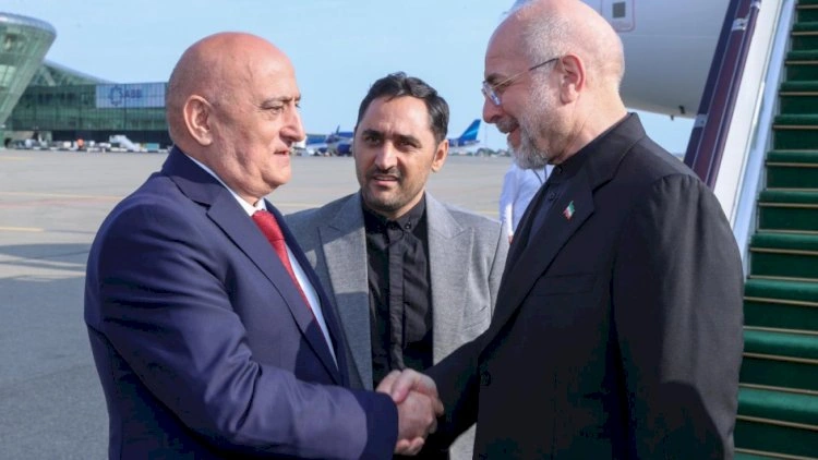 İran İslam Şurası Məclisinin sədri Azərbaycana səfərə gəlib