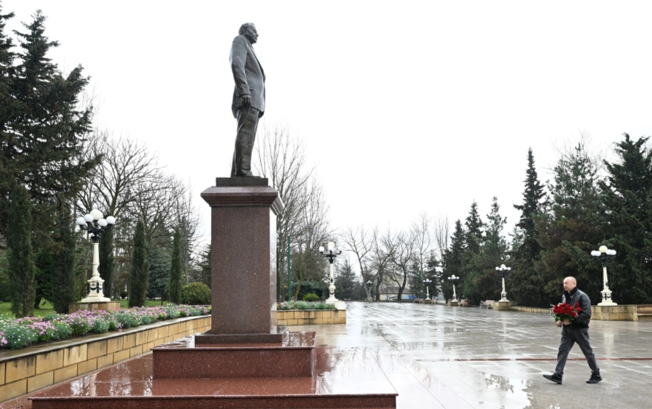 İlham Əliyev Şamaxıdadır- FOTOLAR