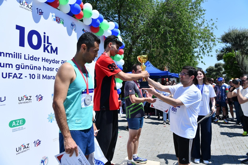 Ümummilli Lider Heydər Əliyevin 103-cü ildönümünə və UFAZ-ın 10 illiyinə həsr olunmuş marafon yarışı keçirilib
