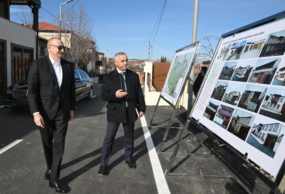 Prezident İlham Əliyev Xankəndinin Kərkicahan qəsəbəsində olub - FOTO